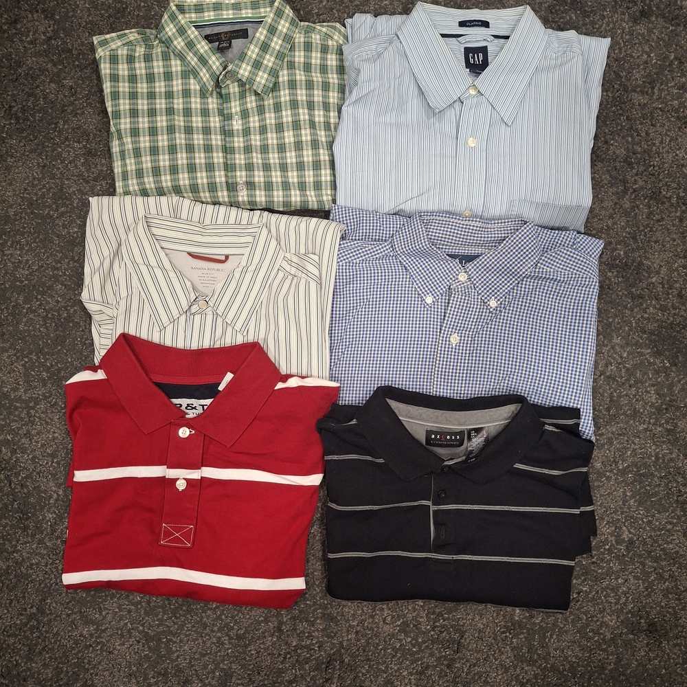 Polo by Ralph Lauren Men's Casual Shirts in Green, Blue, and Red